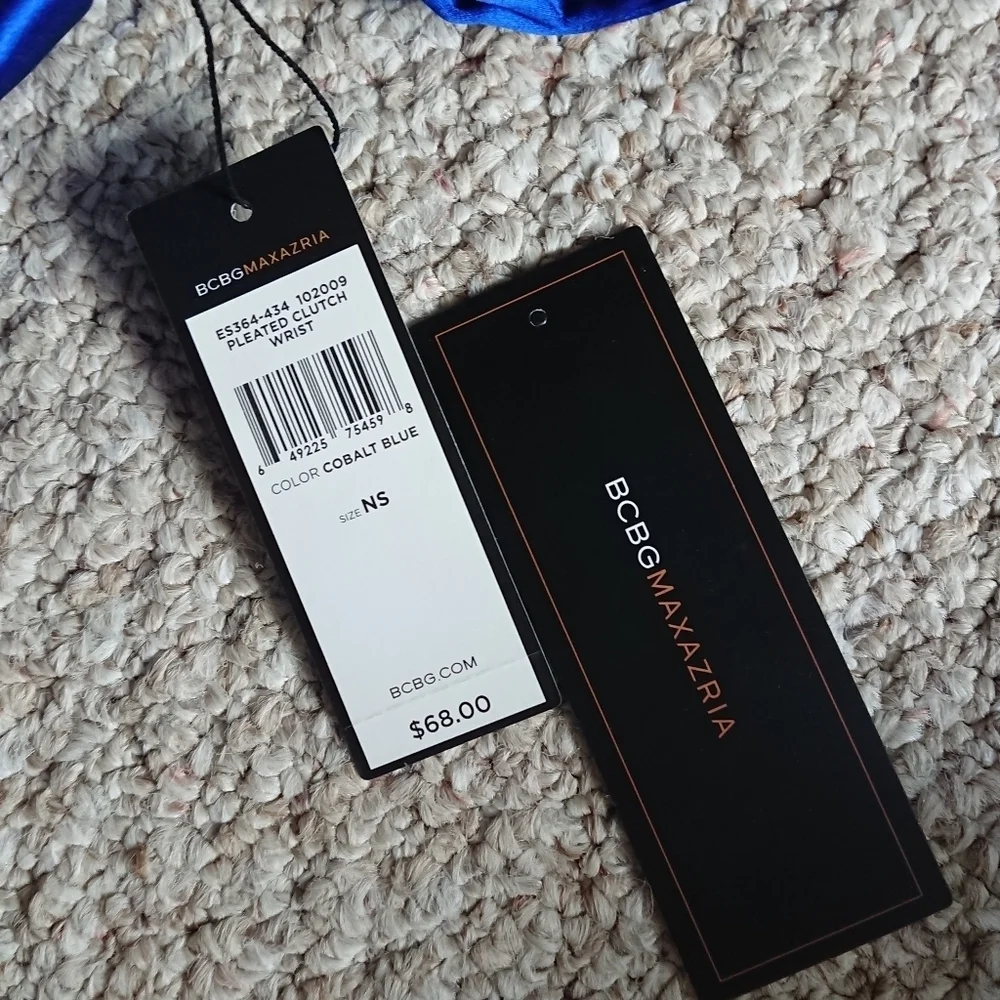 BCBG MaxAzria royal blue color clutch
